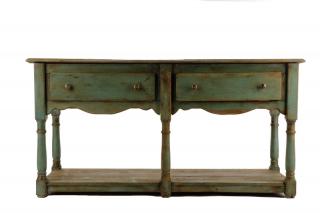 Appraisal: French Country Style Painted Console Table French late th century