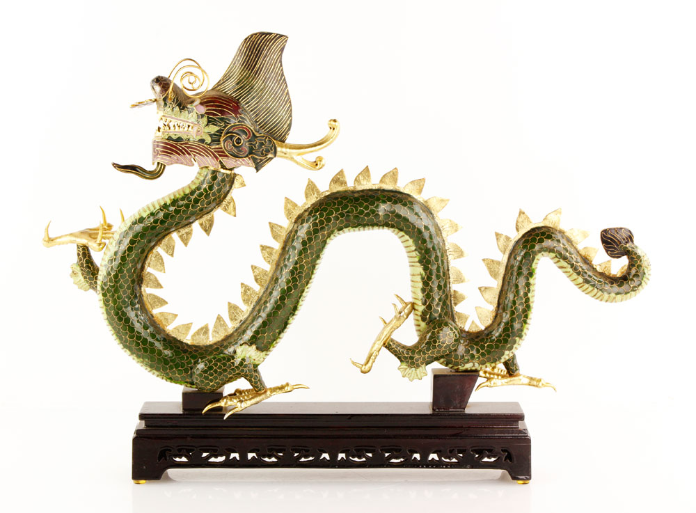 Appraisal: - Chinese Republic Period Cloisonn Dragon Cloisonn dragon China Republic