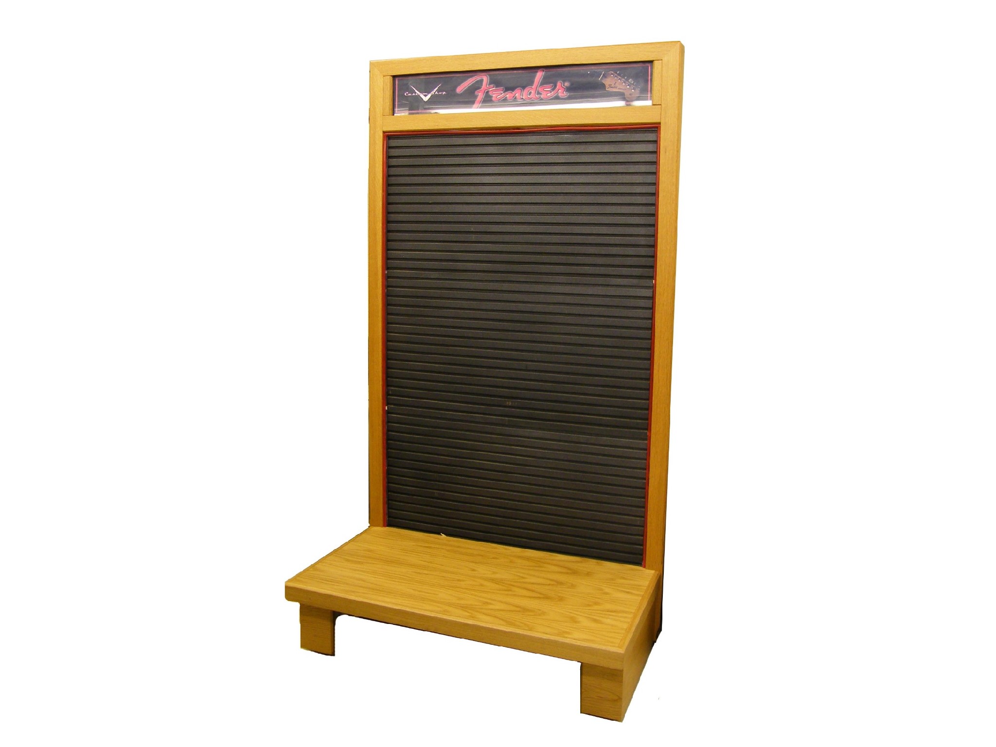 Appraisal: Good quality guitar accessory display rack with Fender custom shop