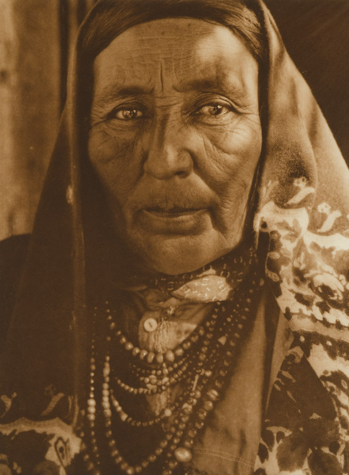 Appraisal: EDWARD CURTIS PHOTOGRAVURE Seattle Washington - Francisca Chiwiwi - Isleta