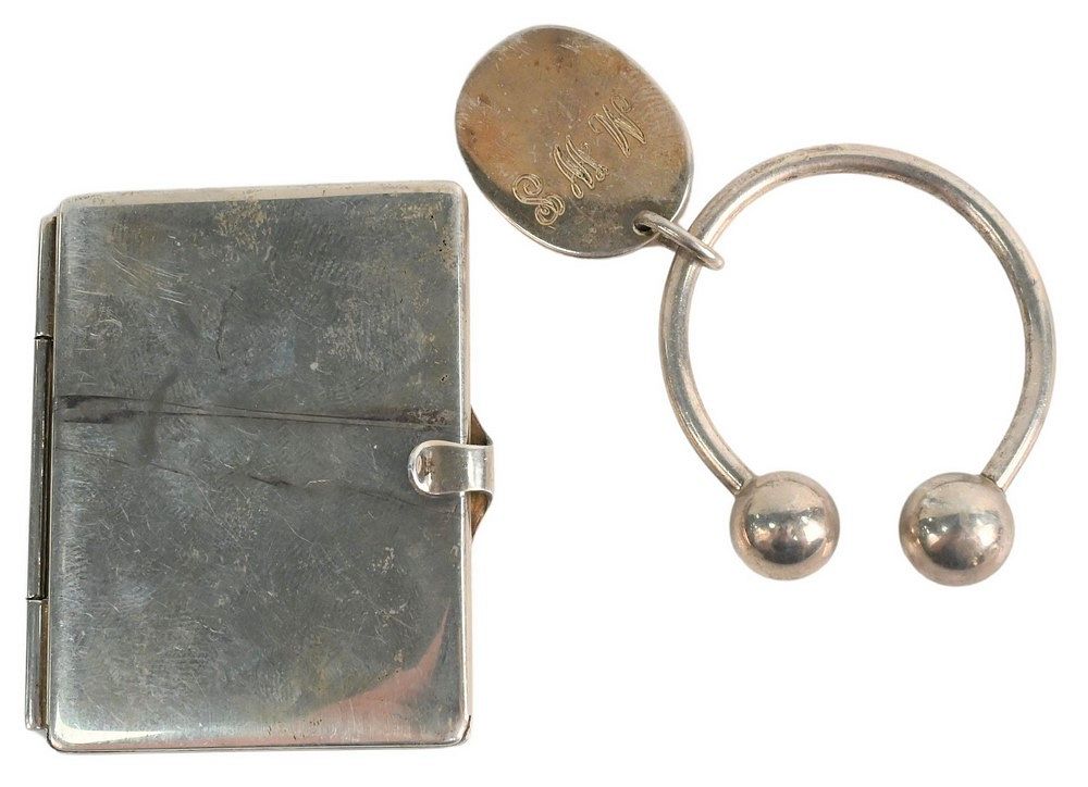 Appraisal: Two Tiffany Company Pieces to include a large key ring