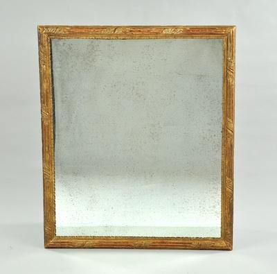 Appraisal: A Large Decorative Framed Mirror With the mirror glass in