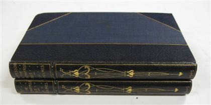 Appraisal: vols Leather Bindings Holmes Oliver Wendell The Poet at the