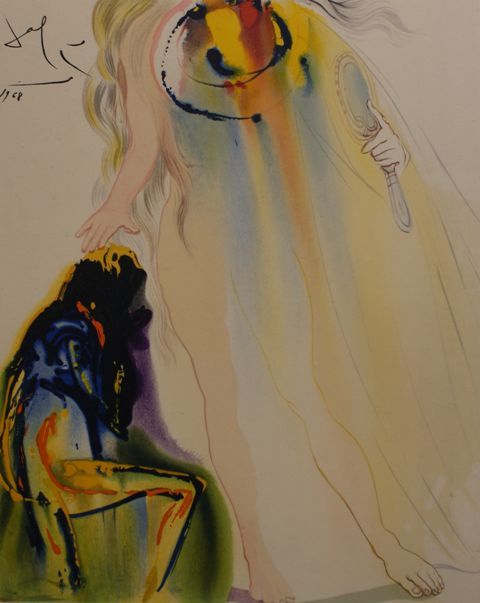 Appraisal: After Salvador Dali - Adelaide's Promise lithograph inscribed ' '