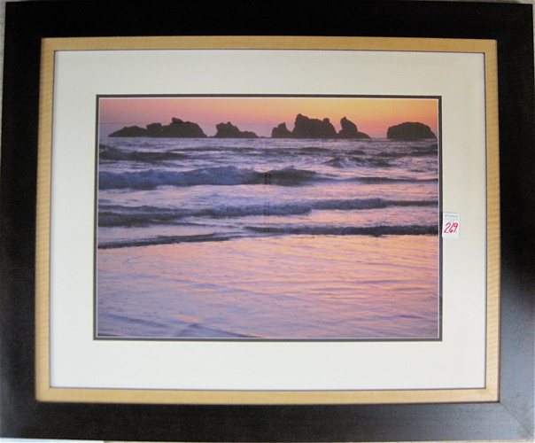 Appraisal: COLOR PHOTOGRAPH by David Lorenz Winston titled Calm Surf Along