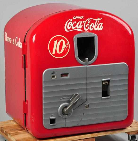 Appraisal: Coca-Cola Vendorlator Machine Enamel paint is all original Machine has