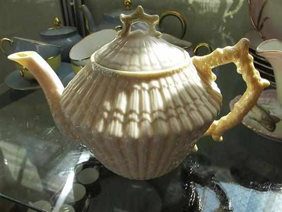 Appraisal: BELLEEK GREEN MARK TEAPOT