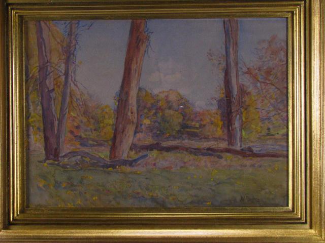 Appraisal: William J Forsyth American - x watercolor signed lower right