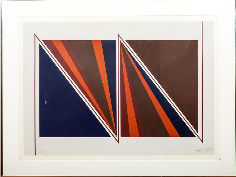 Appraisal: Gregg Ochocki Lightening Screenprint in colors on wove paper with