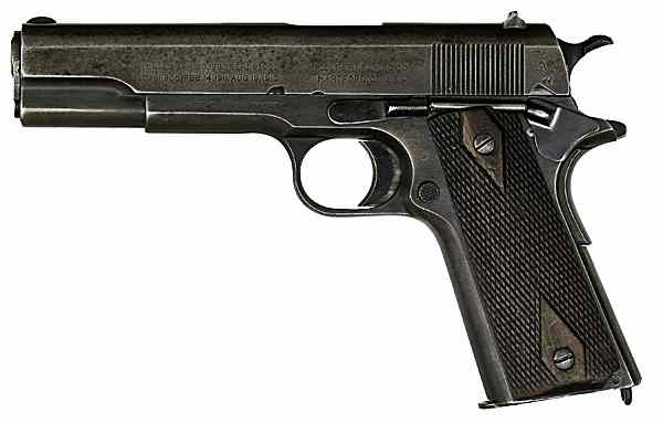 Appraisal: WWI Colt Government Model Semi-Auto Pistol ACP cal barrel S