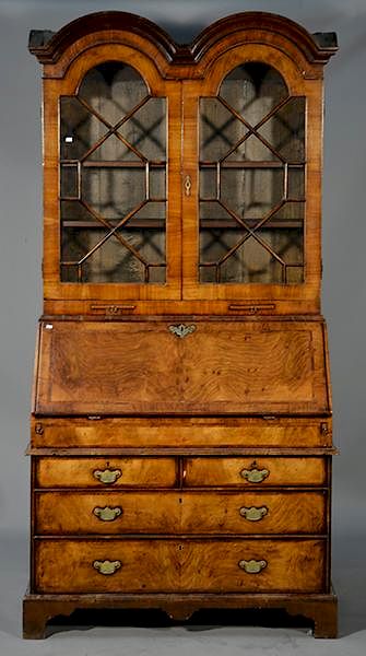 Appraisal: th th C English Secretary th th C English mahogany