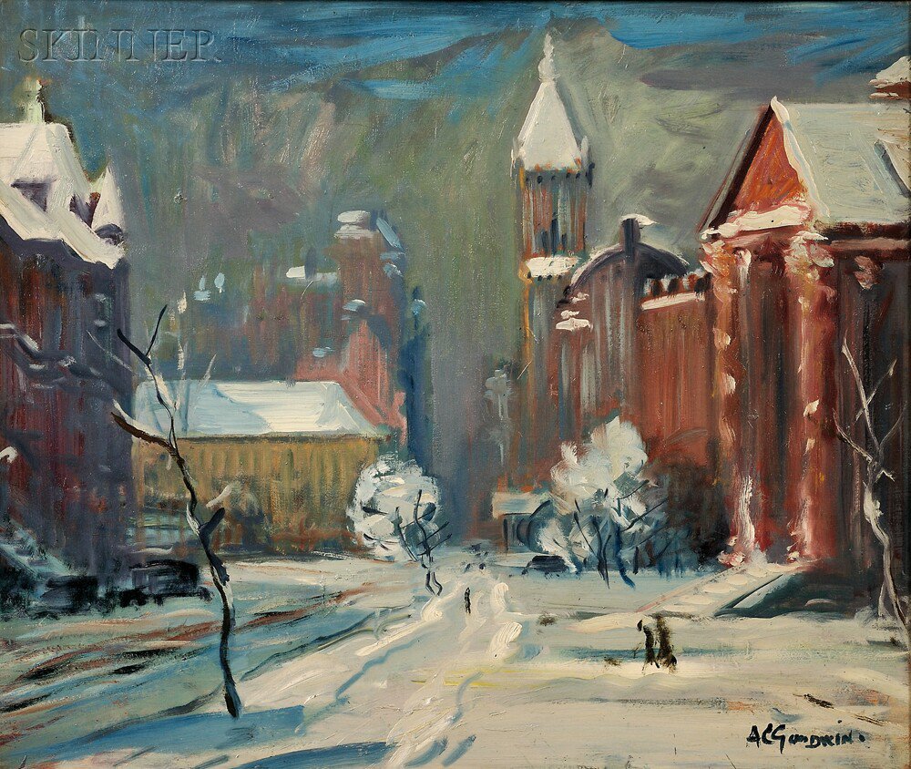 Appraisal: Arthur Clifton Goodwin American - Boylston Street Boston Signed AC