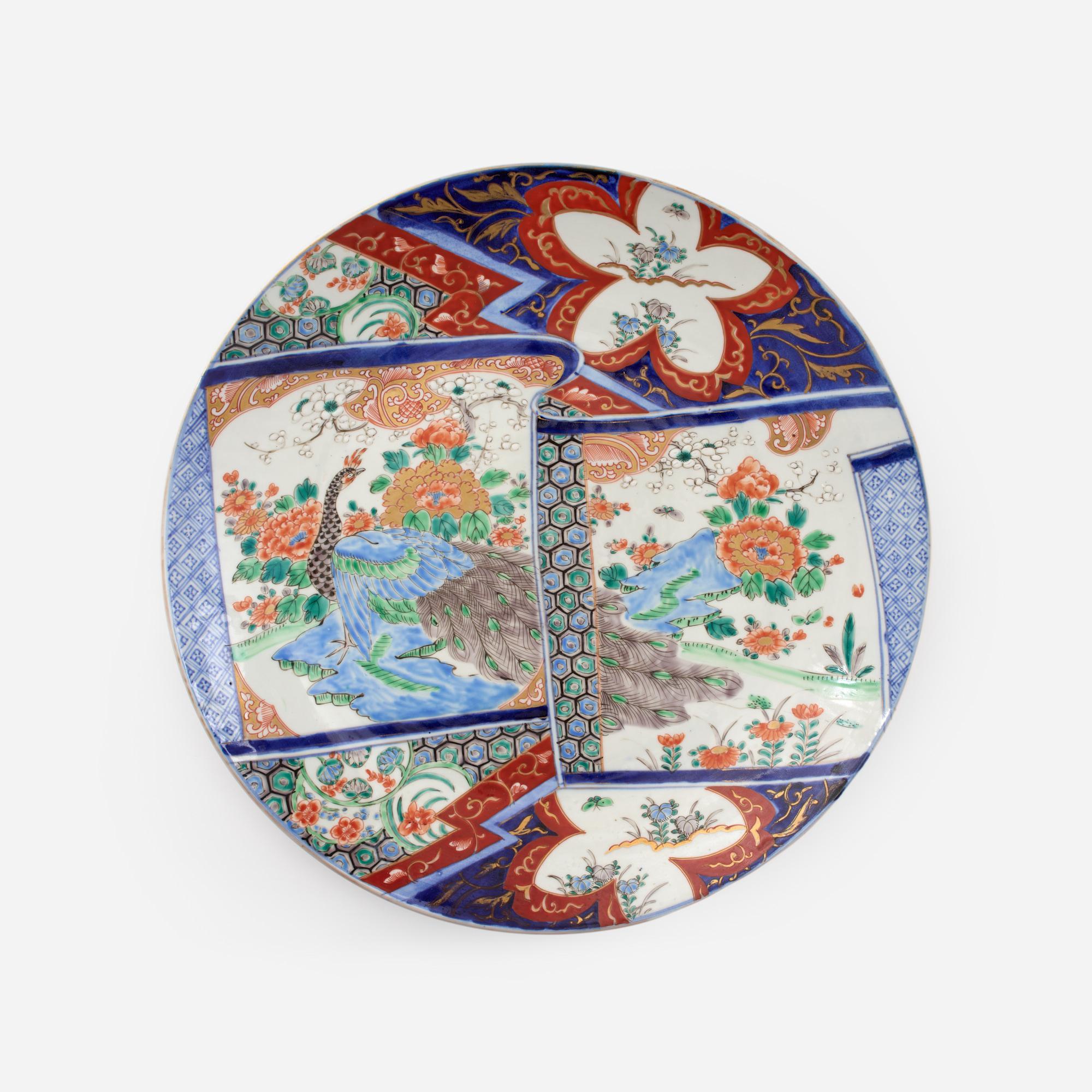 Appraisal: YAMATOKU IMARI PLATTER LATE TH CENTURY An Japanese Imari porcelain