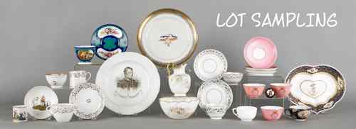 Appraisal: Large group of miscellaneous porcelain to include a soft paste