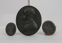 Appraisal: A Group of Three Wedgwood Bentley Cameos ca - Black