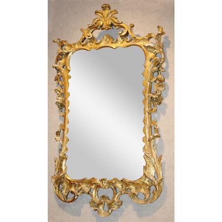 Appraisal: George II Style Gilt-Wood Mirror Estimate -