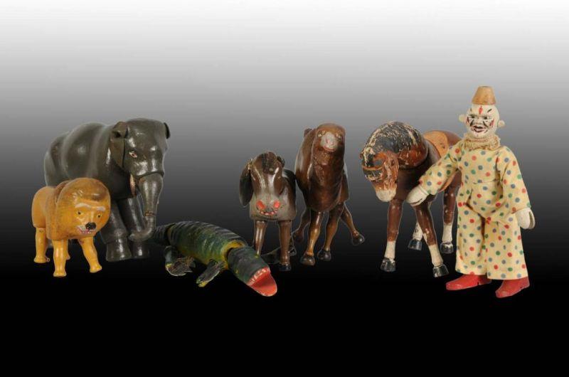 Appraisal: Lot of Schoenhut Toy Circus Animals Description American Includes camel