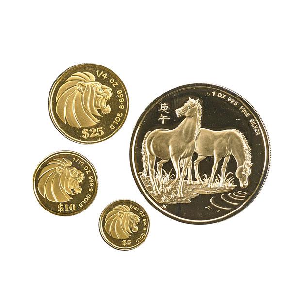 Appraisal: SINGAPORE LION COLLECTORS EDITION COIN SET Condition Report