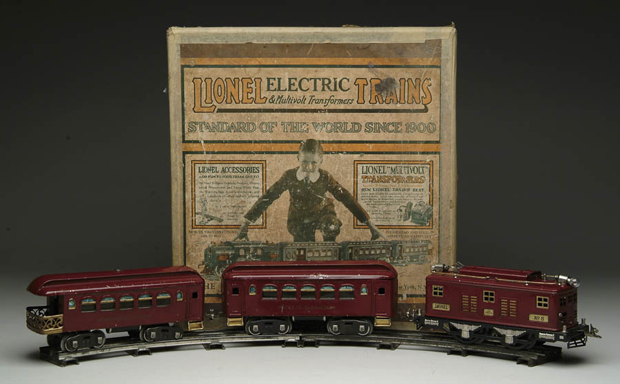 Appraisal: LIONEL STANDARD GAUGE PASSENGER SET W OB Nice set from