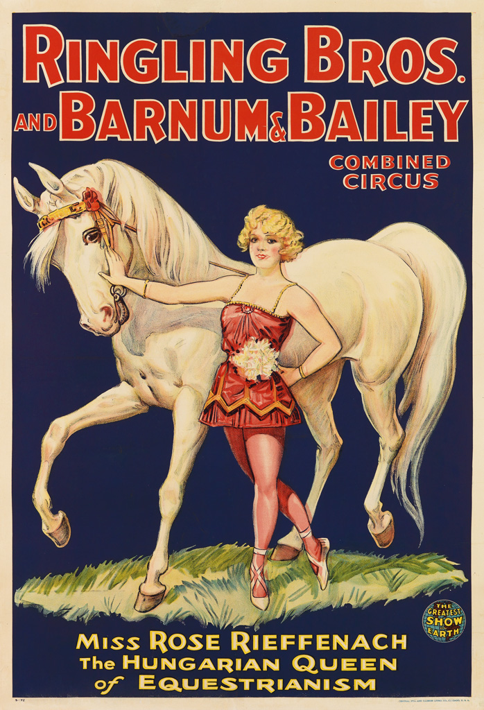 Appraisal: DESIGNER UNKNOWN RINGLING BROS AND BARNUM BAILEY COMBINED CIRCUS MISS