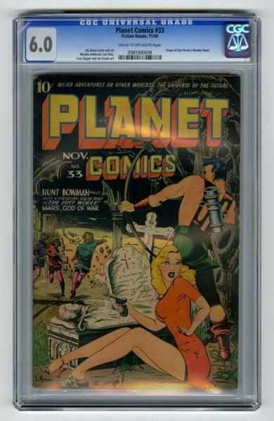 Appraisal: Planet Comics CGC Fiction House Click for full description