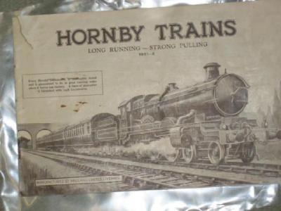 Appraisal: A Hornby Trains sales catalogue for in black and white