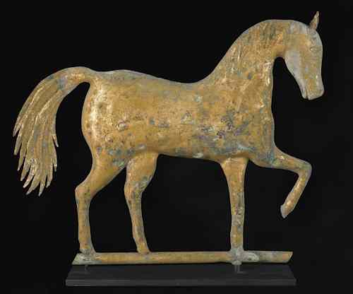 Appraisal: Waltham Massachusetts prancing horse weathervane ca by A E Jewell