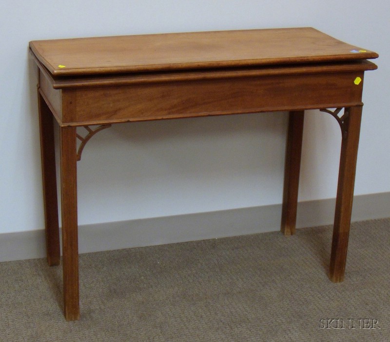 Appraisal: Chippendale Mahogany Card Table