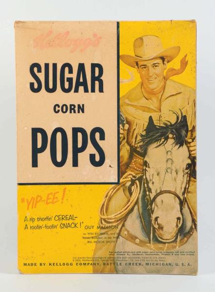 Appraisal: Kellogg's Cereal Display Box With Guy Madison This large Kellogg's