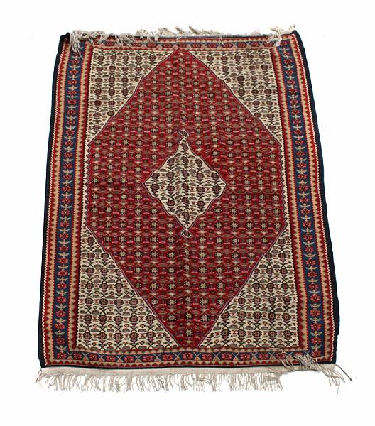 Appraisal: A pair of Senneh Kilim rugs size approximatley in x