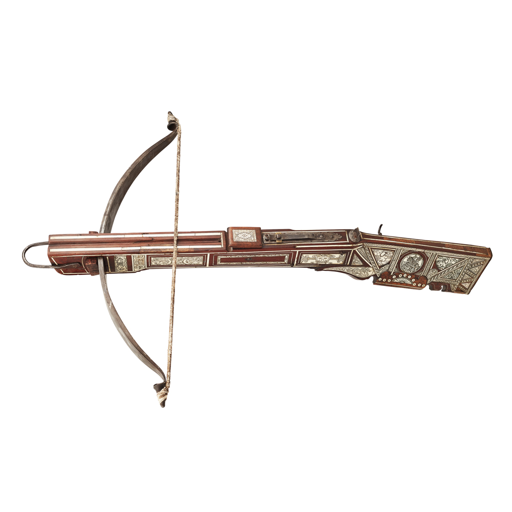 Appraisal: CONTINENTAL SPORTING CROSSBOW CIRCA WITH SOME LATER ELEMENTS the tiller