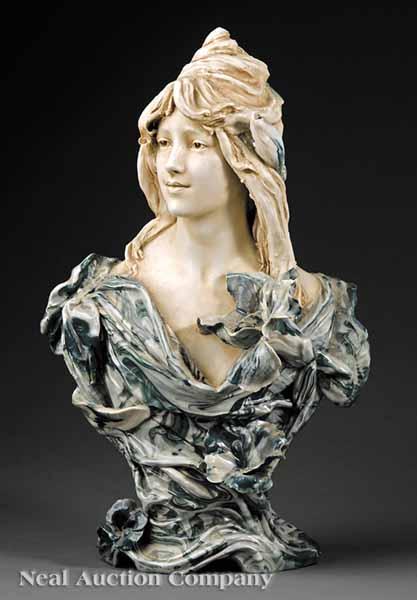 Appraisal: A Royal Dux Porcelain Sculpture of A Naiad early th