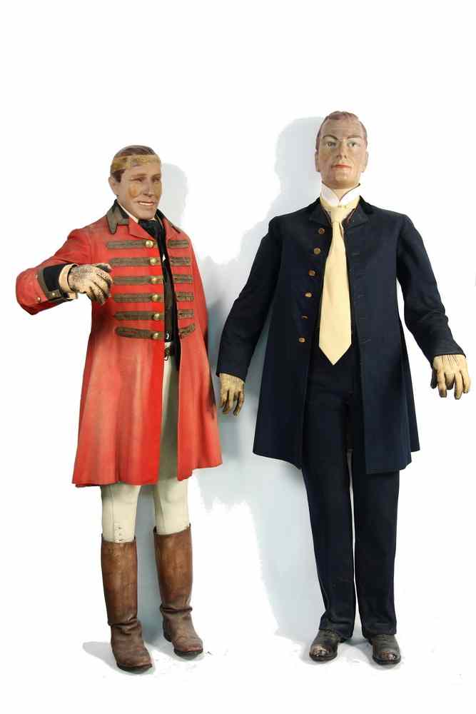 Appraisal: MANNEQUINS - Lot of two life sized dressed mannequins A