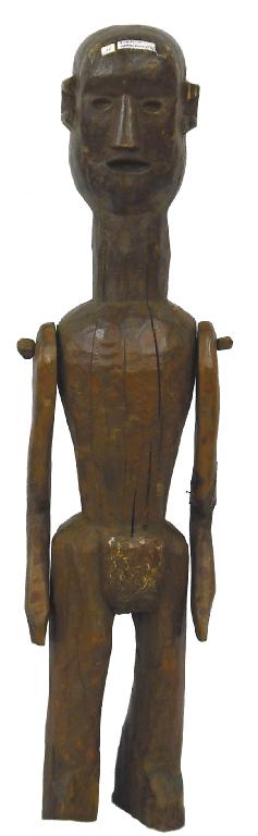 Appraisal: Tribal African marionette figure of a standing gentleman with articulated