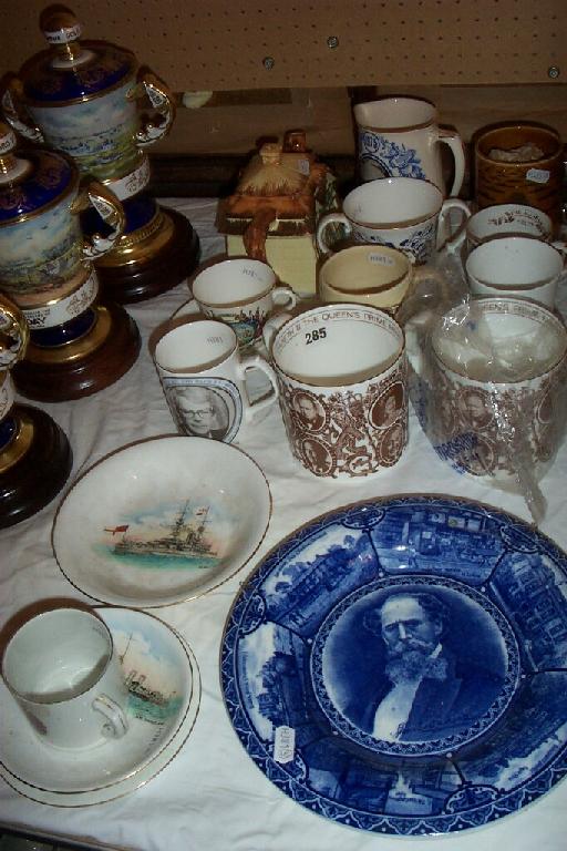 Appraisal: A collection of miscellaneous Royal commemorative and other ceramics including