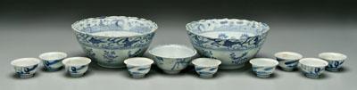 Appraisal: Two quot Hatcher Cargo quot kraak bowls both porcelain with