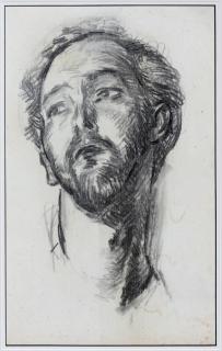 Appraisal: EDWIN UBAS DRAWING EDWIN UBAS H W DRAWING OF A