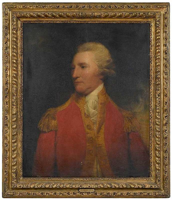 Appraisal: Manner of Sir Henry Raeburn British Portrait of a Military