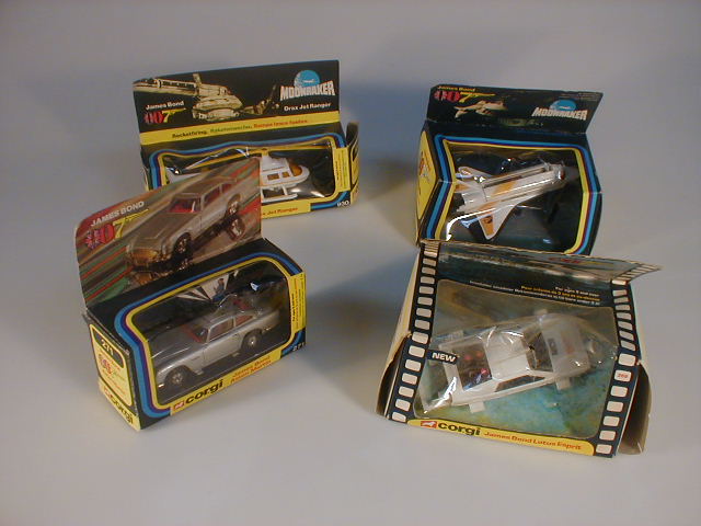 Appraisal: Four Corgi Vehicles Space Shuttle James Bond Aston Martin Drax