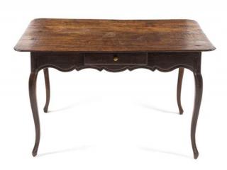 Appraisal: A Provincial Style Side Table Height x width x depth