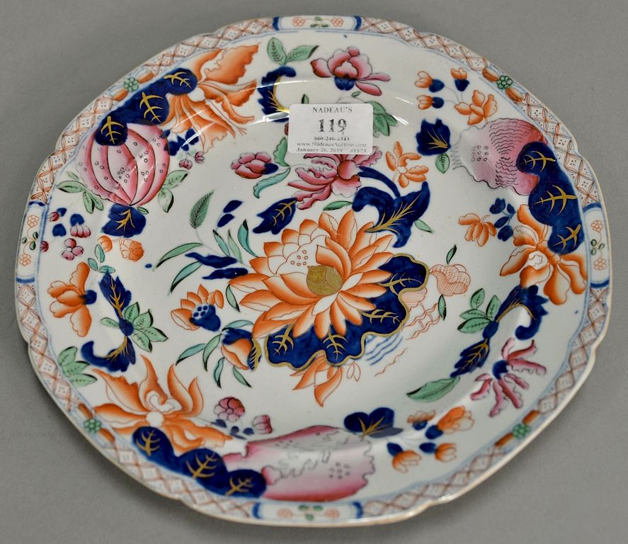 Appraisal: Set of twelve Ironstone plates dia in Set of twelve