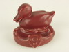 Appraisal: PAPERWEIGHT - Rare Rookwood pottery paperweight tray mat crimson red