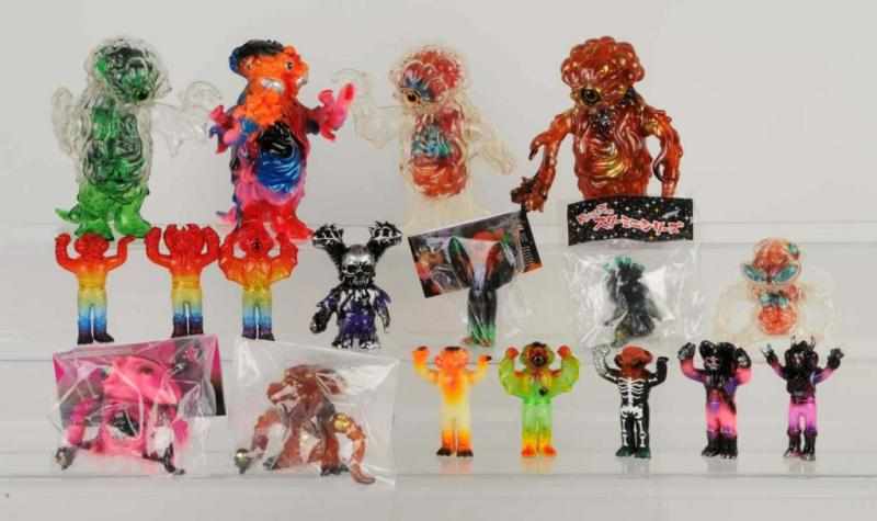 Appraisal: Lot of Blobpus Soft Vinyl Figures Description Includes ten plus