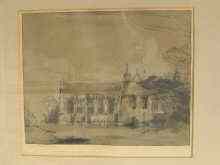 Appraisal: A print of Wodham chapel Oxford signed William Nicholson and