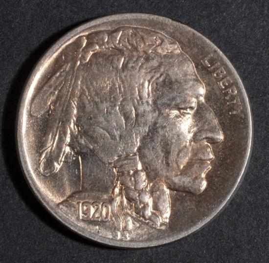 Appraisal: Six United States Indian head type nickel five-cent pieces -