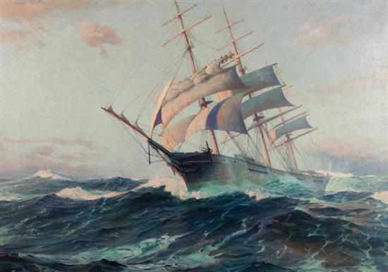 Appraisal: Charles Robert Patterson American - ''Glory of the Seas'' oil