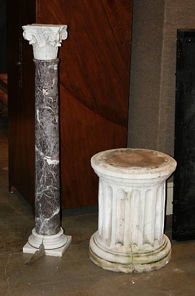 Appraisal: Property of various owners th century height of pedestal ft