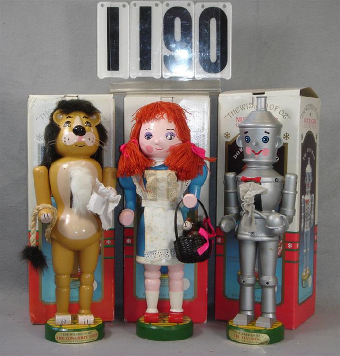 Appraisal: Lot of Wizard of Oz Nutcracker Collection Dorothy and Toto