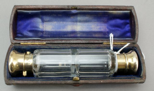 Appraisal: A Victorian double ended scent and salts bottle London in