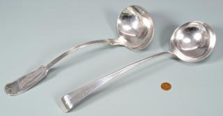 Appraisal: Silver Ladles American English Silver Ladles American and English c